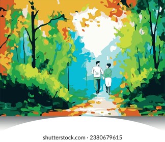 Vector abstract modern illustrations for creative festivals and events