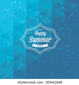 Vector abstract modern polygonal geometric background. Triangula