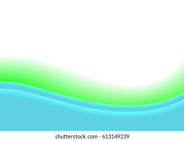 Vector abstract modern simple wavy background. Background with marine color waves. 