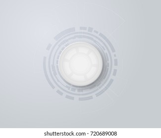 vector Abstract modern  technological background concept with various technology elements. 