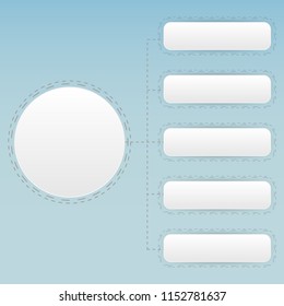 Vector abstract molecules with 3D paper label, integrated circles. Blank space for content, business, infographic template, diagram,network,web design. Light gray color background.technology concept

