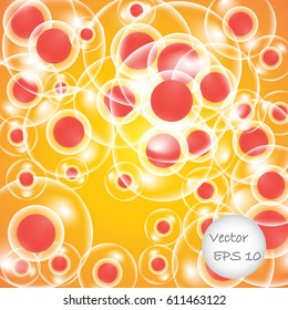  vector abstract molecules design vector illustration atoms medical background for banner or flyer