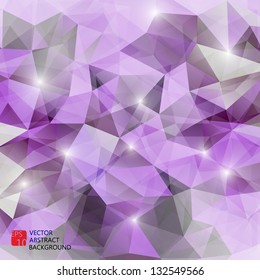 Vector abstract mosaic background