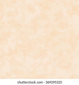 Vector abstract mosaic background. Beige elements are arranged randomly. Imitation watercolor.