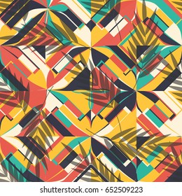 Vector Abstract Mosaic Background. Geometric vector abstract background. Polygonal Background, Creative Design Templates- stock vector