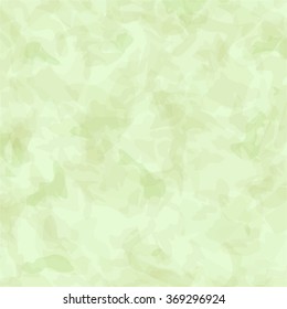 Vector abstract mosaic background. Green elements are arranged randomly.
