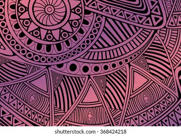 Vector abstract mosaic background. Multi-colored elements are arranged randomly.