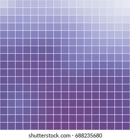 Vector abstract mosaic blue tile background, square format.