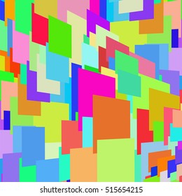 Vector Abstract Mosaic Colorful Background for Your Design