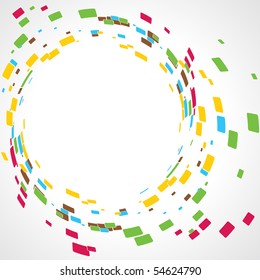 vector abstract mosaic design illustration