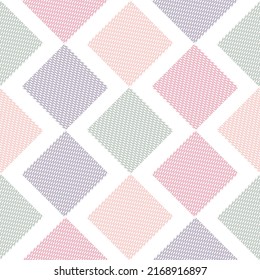 Vector Abstract Mosaic Geometric Diamond Shapes Vector Colorful Background Abstract geometric triangle seamless pattern.