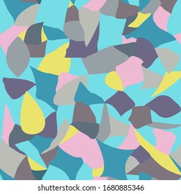 Vector abstract mosaic pattern. Green mint colours.