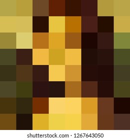 Vector abstract mosaic portrait of woman. Renaissance portrait flat style famous Leonardo da Vinci portrait, Mona Lisa style, Gioconda 