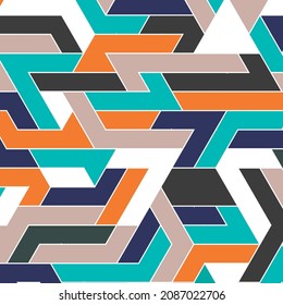 Vector abstract mosaic shapes. Vector geometric wallpaper template. Material design backdrop. Business cards layout