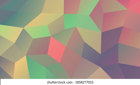 Vector abstract multicolor background with quadrilateral shapes