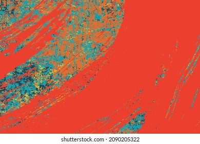 Vector abstract multicolor grunge background