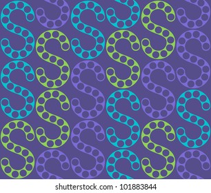 Vector abstract multicolor seamless pattern
