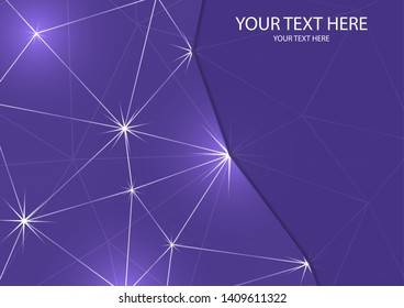 Vector abstract multicolored polygonal mosaic background. Modern geometric triangular pattern. Origami style with gradient. Business design template. Vector illustration