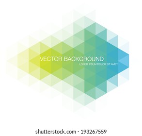 Vector abstract multicolored polygonal mosaic background. Modern geometric triangular pattern. Business design template