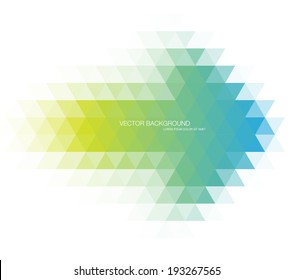 Vector abstract multicolored polygonal mosaic background. Modern geometric triangular pattern. Business design template