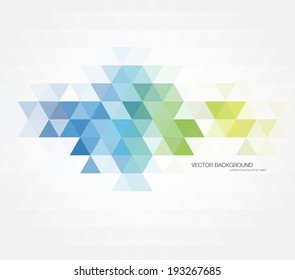 Vector abstract multicolored polygonal mosaic background. Modern geometric triangular pattern. Business design template