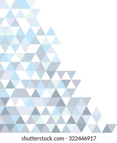 Vector abstract multicolored polygonal mosaic background. Modern geometric triangular pattern. Business design template