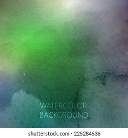 vector abstract multicolored watercolor background for your design