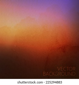vector abstract multicolored watercolor background with paper texture for your design