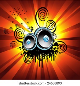 VECTOR Abstract Muscic Background