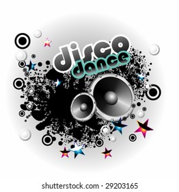 VECTOR Abstract Music Discoteque Background template