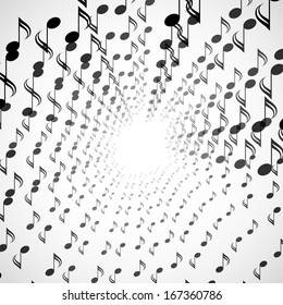 Vector abstract musical background