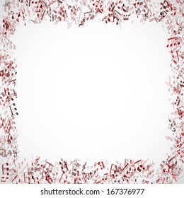 Vector abstract musical background