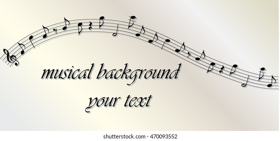 Vector abstract musical background