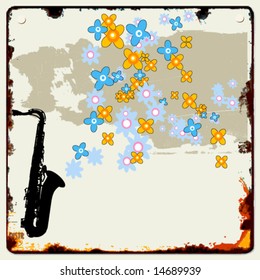 vector abstract musical theme