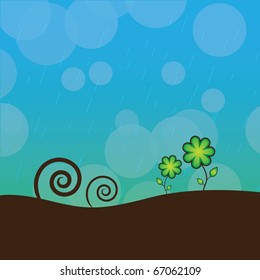 Vector abstract nature