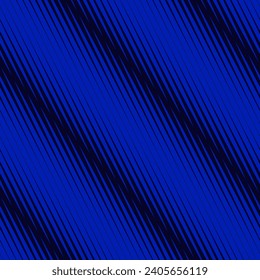 Vector abstract neon blue and black geometric seamless pattern with diagonal lines, streaks, halftone stripes. Extreme sport style, urban art. Trendy background for boys and girls. Modern geo design