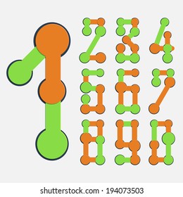 Vector abstract number set