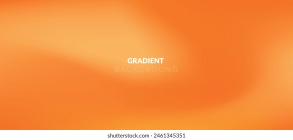Vector abstract orange background with dynamic orange waves, lines and particles.