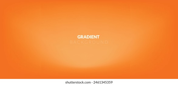 Vector abstract orange background with dynamic orange waves, lines and particles.