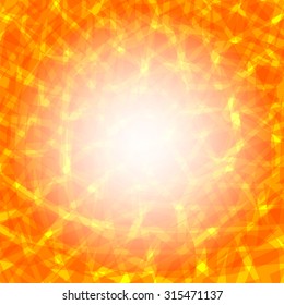 Vector Abstract Orange Background. Abstract Elegant Orange Pattern