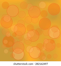 Vector Abstract Orange Circle Background for Your Design.