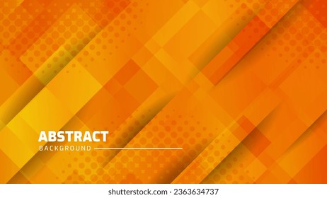Vector Abstract Orange Color Background with Shadow for Background, Poster