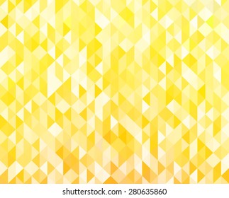 Vector Abstract orange color geometric background . Triangle shapes