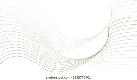 Vector Abstract Orange curved lines background. Template brochure design.
