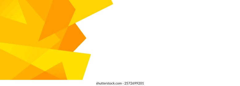 Vector abstract orange geometric design banner web template. vector illustration for business and financial.