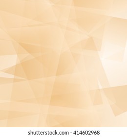 Vector Abstract Orange Polygonal Background. Orange Geometric Pattern