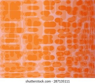 Vector Abstract orange rectangle background. Template design