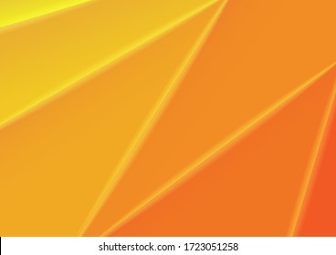 Vector : Abstract orange stripes and shapes background
