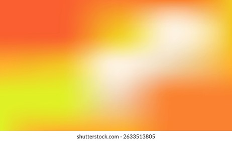 Vector abstract orange yellow gradient mesh background bright warm minimalist design