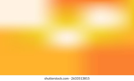 Vector abstract orange yellow gradient mesh background bright warm minimalist design